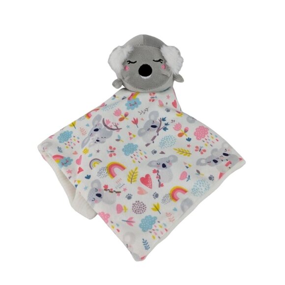 Smoochy Pals Koala Lovey 13" Baby Security Blanket Squishy Plush - Picture 1 of 6